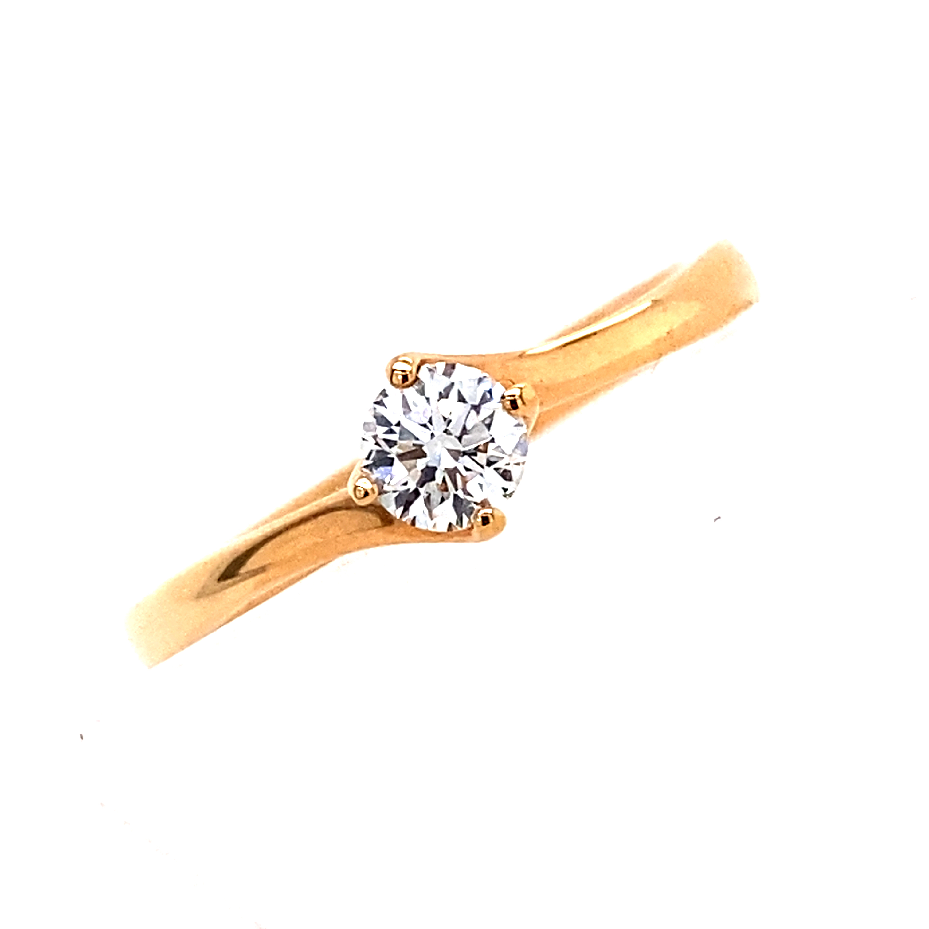 18 Carat Rose Gold diamond engagement ring