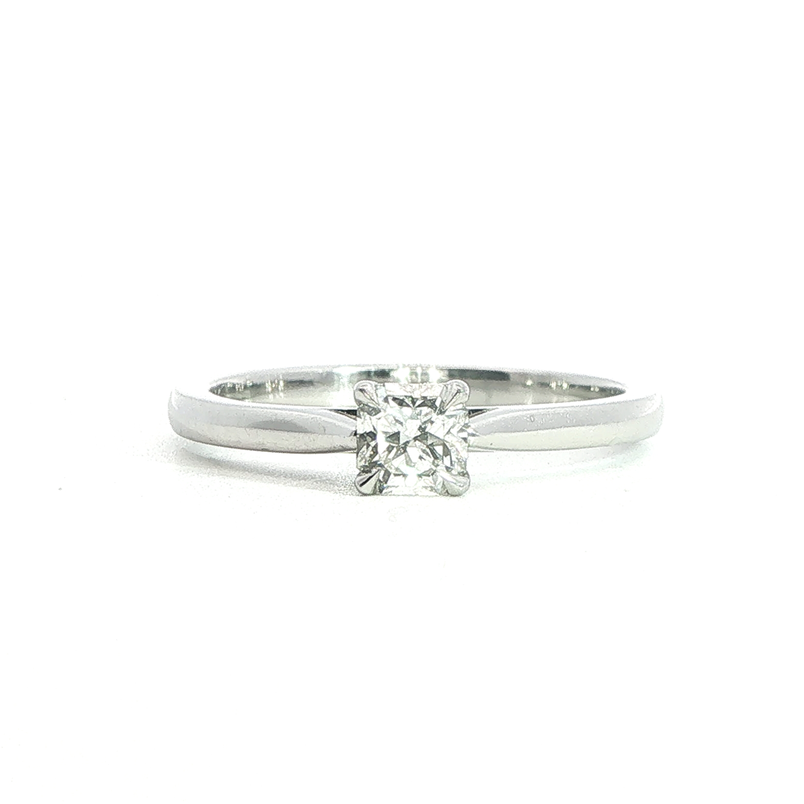A Lucere Cut Diamond Ring in Platinum - 0.33 G/H VS