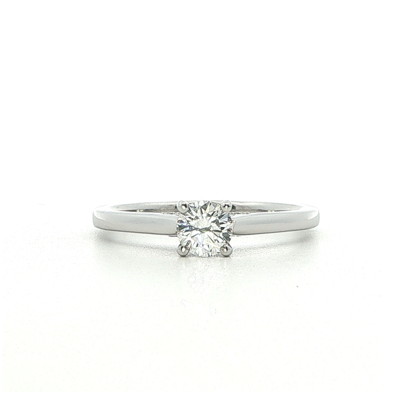 Platinum and Diamond Engagement Ring 'Constellation' 0.35 EVS1